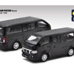 MODELO ESCALA 1:64 Nissan NV350 URVAN Van Black - MICROBUS