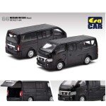 MODELO ESCALA 1:64 Nissan NV350 URVAN Van Black - MICROBUS