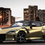 Mini GT 1:64 Nissan Z VeilSide FFZ400 – Gold Chrome