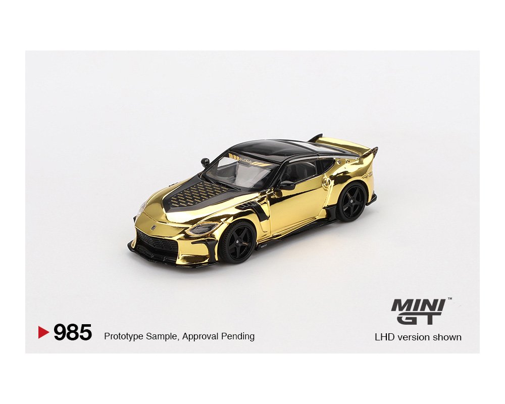 Mini GT 1:64 Nissan Z VeilSide FFZ400 – Gold Chrome