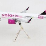 MODELO ESCALA 1/200 GEMINI200 VOLARIS A320NEO 100 AVIONES REG#XA-VSH