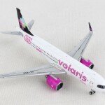 MODELO ESCALA 1/400 GEMINI VOLARIS A320NEO 100 AVIONES REG#XA-VSH