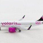 MODELO ESCALA 1/400 GEMINI VOLARIS A320NEO 100 AVIONES REG#XA-VSH