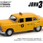 MODELO ESCALA 1:64 Hollywood Series 33 1974 Checker Motors Marathon A11 N.Y.C. Taxi #5L89 - John Wick 3