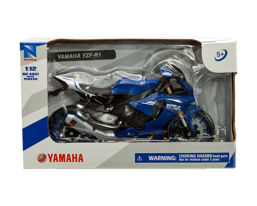 New Ray 1:12 2016 Yamaha R1 Sport Bike – Motorcycles - MOTO